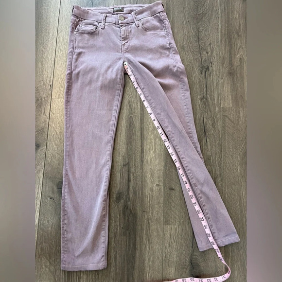 MOTHER The Looker Pop! Skinny Jeans In French Lilac Size 25 - Picture 8 of 10